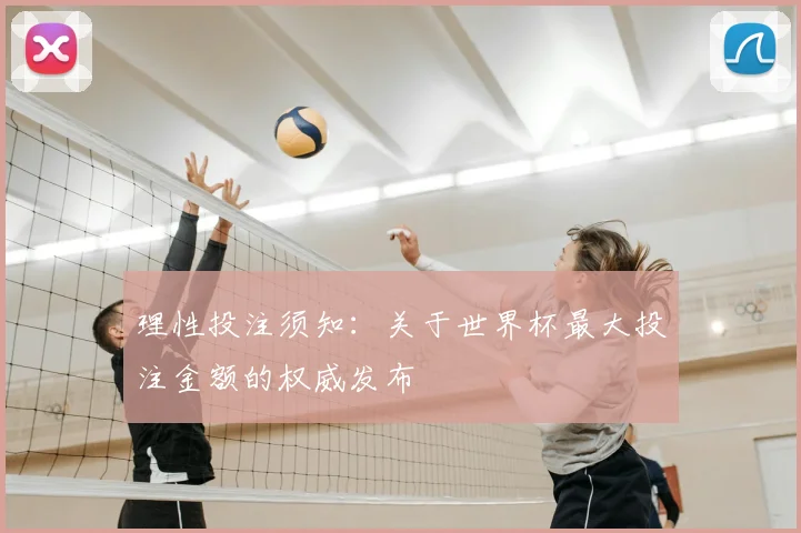 理性投注须知：关于世界杯最大投注金额的权威发布
